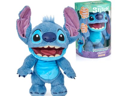 Disney Lilo & Stitch Interaktivní Plyšák Chatty Stitch Modrý mimozemšťan 30 cm