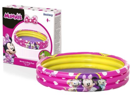 Minnie Mouse nafukovací bazének pro děti 122 x 25 cm Bestway 91079