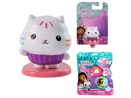 Kočičí domek Gábi figurka Mlsounek 20148593 + sáček překvapení peněženka 230875