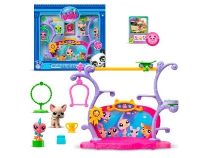 Littlest Pet Shop Zvířátka mají talent – herní sada + 2 figurky 00558