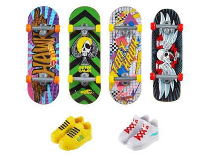 Hot Wheels Skate Tony Hawk skateboard + boty 4-pack HVM14
