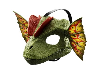 Jurassic World maska Dilofozaur – zvuk a funkce stříkání vody HXF55