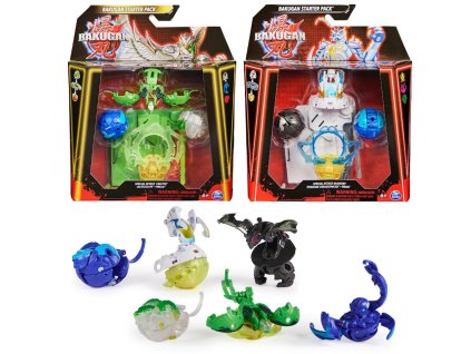 Spin Master 2 startovací sady Bakugan – 6 figurek tvorů