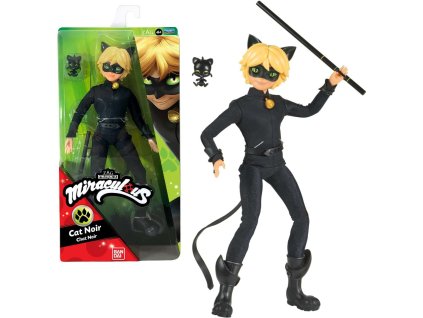 Miraculous panenka Černý kocour Cat Noir + doplňky