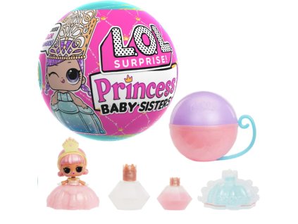L.O.L. Surprise koule překvapení Princezna Princess Baby Sisters Series panenka