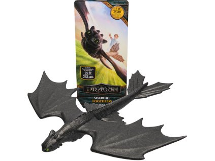 Jak vycvičit draka – létající figurka Toothless (Bezzubka), lehká, klouzavý let