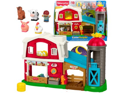 Little People Hudební farma Péče o zvířátka – vícejazyčná vzdělávací hračka
