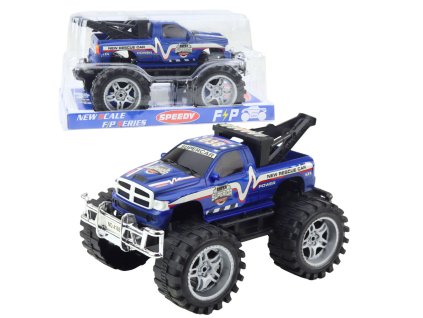 Terénní záchranné vozidlo s pohonem zadních kol a tažným zařízením, modré 27 cm