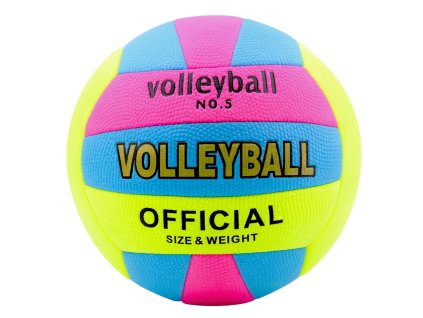 Volejbalový míč velikost 5, průměr 20 cm, barevný