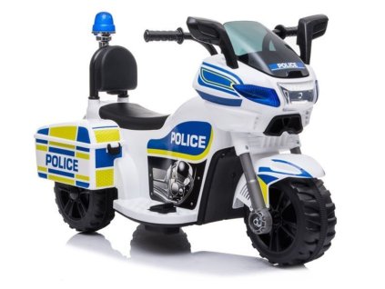 Elektrická policejní motorka TR1912 bílá