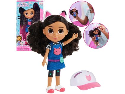 Gábinin kouzelný domek Panenka Gabby s kloboukem a ušima 20 cm Gabby's Dollhouse