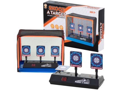 Elektronický terč Nerf v síťovém krytu