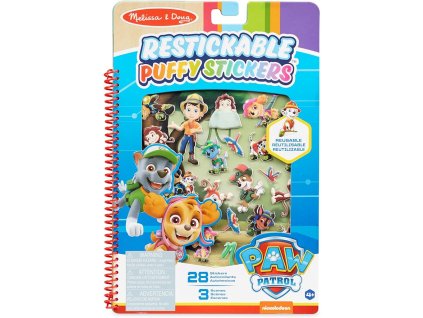 Melissa&Doug Tlapková patrola vystouplé opakovatelná samolepka Džungle 33258