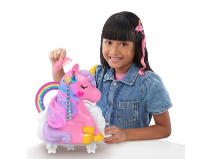 Mattel Polly Pocket Salon krásy Jednorožce HKV51