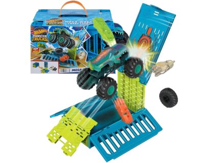 Hot Wheels Monster Trucks kaskadérská sada Mega Wrex HNC29