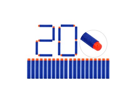 Šipky do Nerf 20 ks