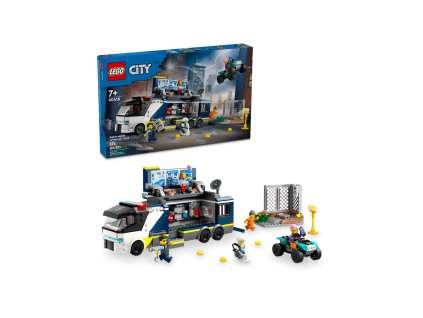 LEGO City policejní laboratoř v náklaďáku 674 dílků 60418