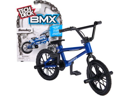 Tech Deck malá sada fingerbike BMX mini kolo na prsty Sunday tmavě modré + samolepky