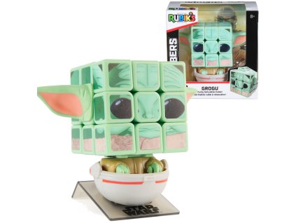 Rubikova kostka 3x3 Cubers Star Wars Mandalorian Grogu