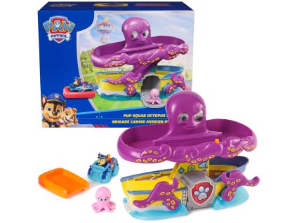 Tlapková patrola Záchrana před chobotnicí set s vozidlem Chase