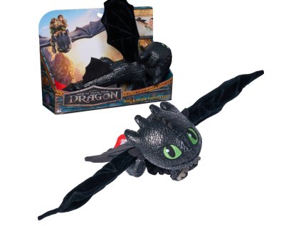 Spin 6072913 Dragons Bezzubka plyš Hug & Glide