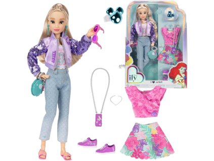Disney ILY 4ever módní panenka s motivem Ariel – Malá mořská víla a sadou doplňků 30 cm