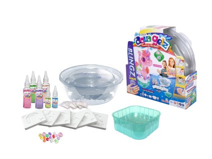 Aqua Gelz Velká kreativní sada Deluxe Blingz třpytivé krystalky