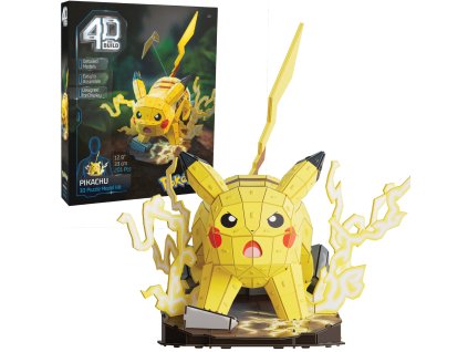 Puzzle 4D Build Pokémon Pikachu 3D model 201 dílků 33 cm
