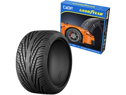 CaDA Licencovaná sada pneumatik Goodyear 1:8 pro RC modely a statické modely 4 ks D013-003