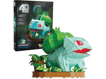4D Build Pokemon Bulbasaur 3D model k sestavení