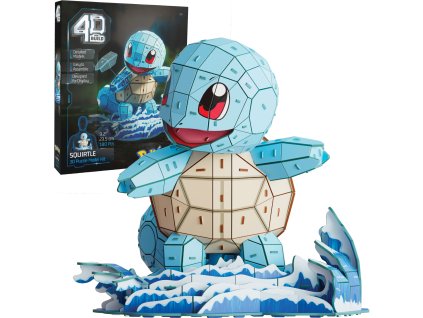 4D Build Pokemon Squirtle 3D model k sestavení