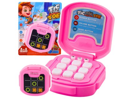 Piškvorky elektronická hra 9 módů růžová