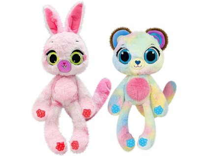 Bubblepops Sada 2 Plyšáků Vonná Hračka Medvěd Ostružina + Králík Jahoda