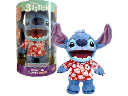 Disney Lilo & Stitch Interaktivní Plyšák Hawaiian Chatty Stitch Aloha 30 cm