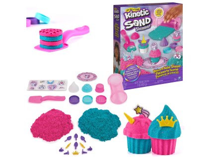 Kinetický Písek Cukrárna Jednorožce Unicorn Bake Shoppe 453 g + Doplňky