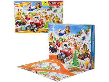 Hot Wheels Adventní kalendář 24 dílků