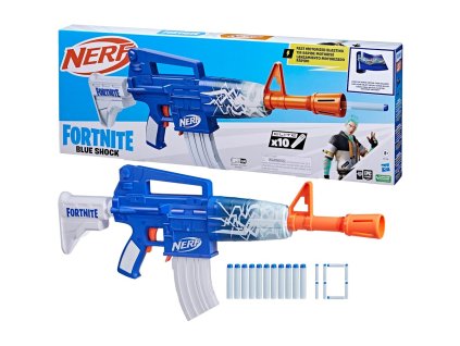 Nerf Fortnite Blue Shock + 10 šipek F4108