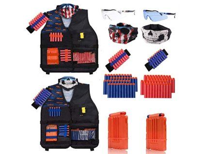 Dvě vesty dvojitý set pro Nerf