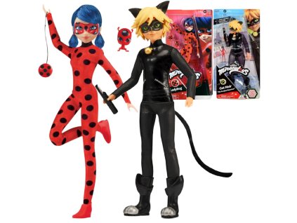 Miraculous: Beruška a Černý kocour sada panenek Beruška s Kwami Tikki a Černý kocour