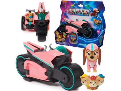 Paw Patrol Liberty Big Transforming Movie Vozidlo a figurky Poms Junior Patrollers Mighty Movie