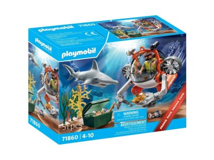 Playmobil hledání pokladu s ponorkou 71860