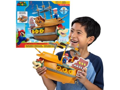 Super Mario sada létající loď Bowsera 404294