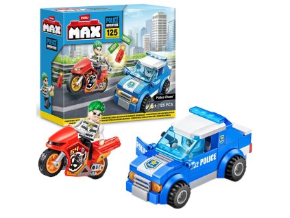 Zuru Max sada kostek Policejní honička 125 dílků 83164