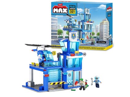 Zuru Max sada kostek Policejní stanice 321 dílků 83163