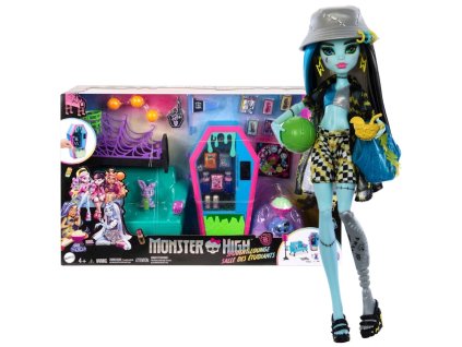 Monster High studentský salonek HNF67 + panenka Frankie Stein HRP68