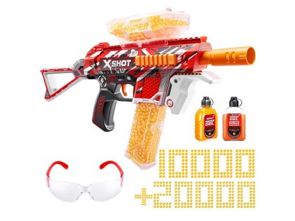 X-Shot Hyper Trace Fire 36621 + 20 000 gelových kuliček Hyper Gel 36625