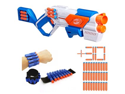 Nerf N Series sada pistole Strikeback G0218 + náramek na šipky + 30 šipek N1