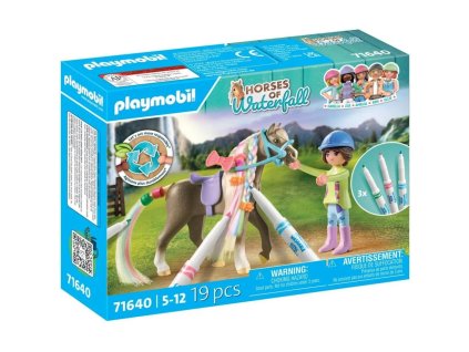 Playmobil kreativní sada s koněm a fixami 71640