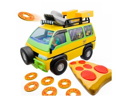 Želvy Ninja vozidlo Van Pizza Blaster RC 71038