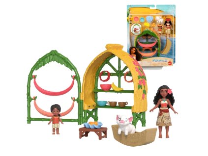 Mattel Disney Vaiana 2 sada Vesnice Vaiany a Simey JBT50